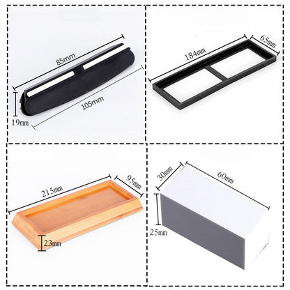 Double-Sided Whetstone Knife Sharpening Set, 3000/8000 Grit