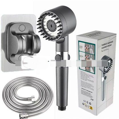3-Mode Massage Shower Head with Filter and Pause Button