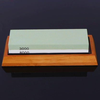 Double-Sided Whetstone Knife Sharpening Set, 3000/8000 Grit