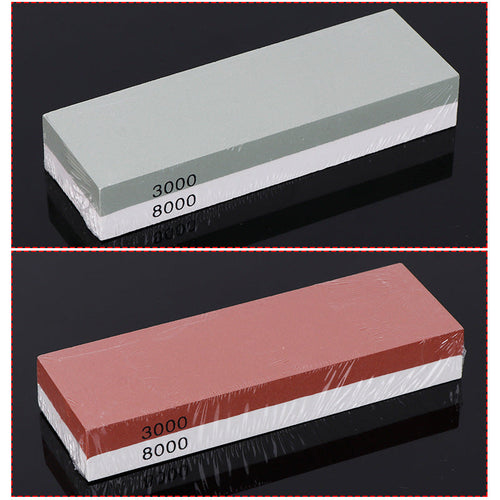 Double-Sided Whetstone Knife Sharpening Set, 3000/8000 Grit