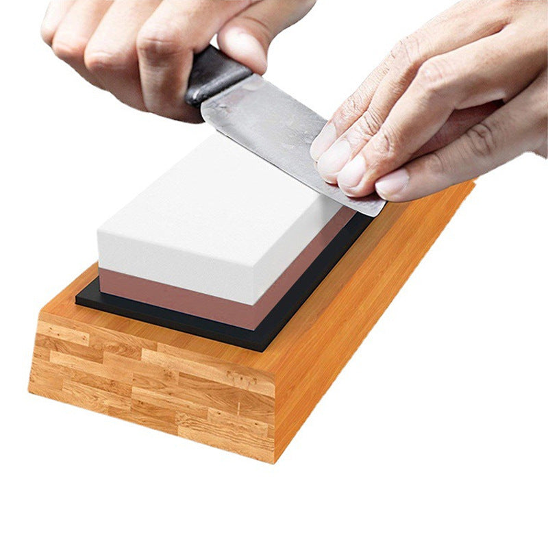 Double-Sided Whetstone Knife Sharpening Set, 3000/8000 Grit