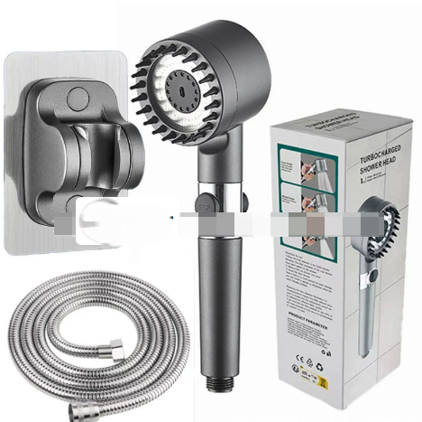 3-Mode Massage Shower Head with Filter and Pause Button